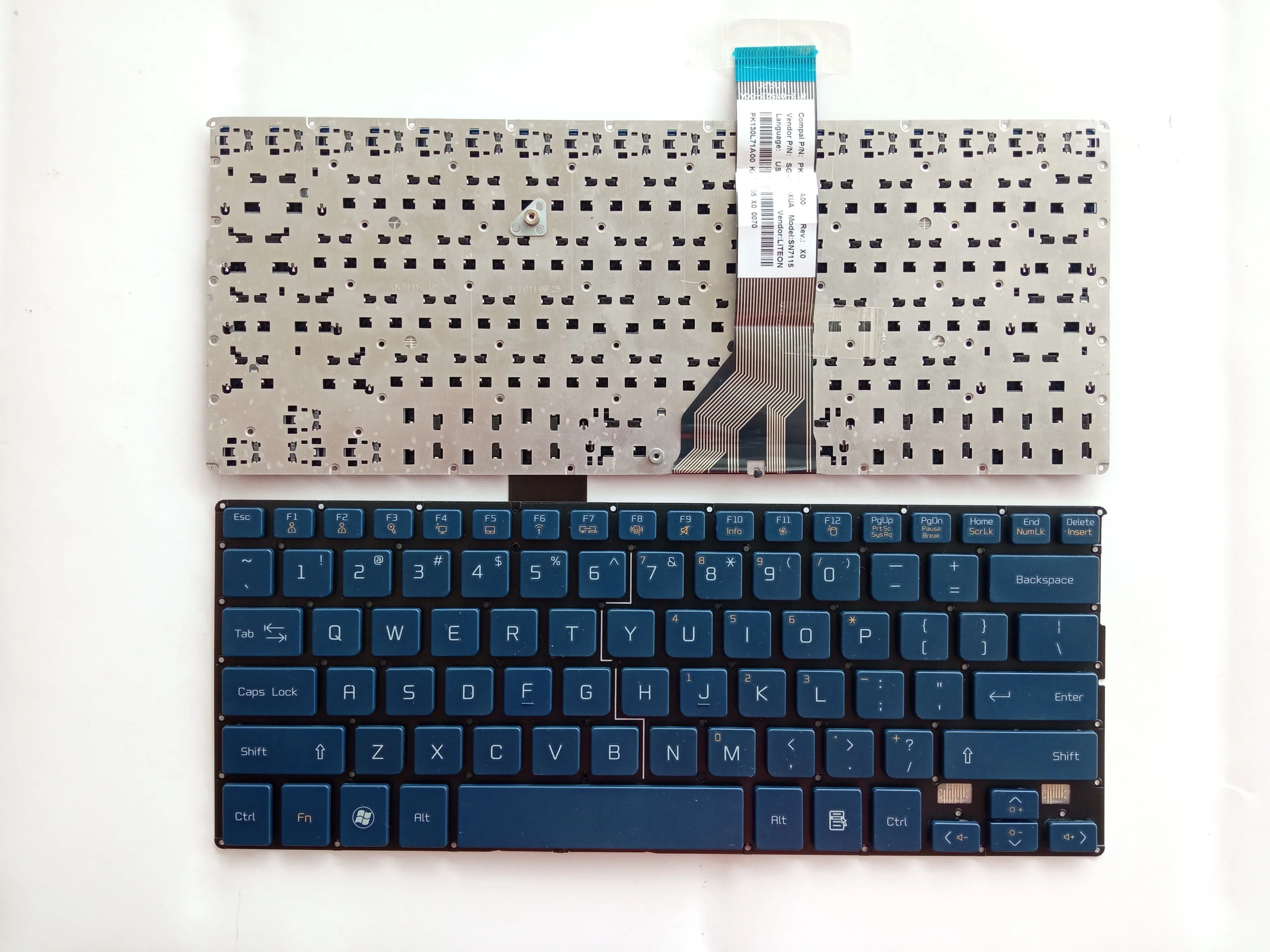 Picture of Laptop US keyboard forNew Replacement Keyboard Laptop For LG P330 Blue US US Layout
